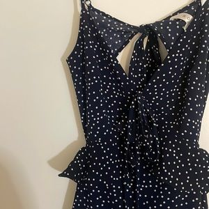 Open back midi dress